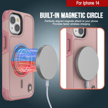 Load image into Gallery viewer, Built-in MAGNETIC CIRCLE Perfectly aligned magnets attach to your phone Provides faster wireless charging AY ANY Wh AY Lh WY AY (Color in image: Yellow)
