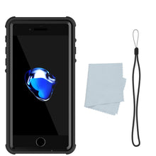 Charger l&#39;image dans la galerie, Apple iPhone SE (4.7&quot;) Waterproof Case, PUNKcase CRYSTAL Black W/ Attached Screen Protector  | Warranty (Color in image: Red)
