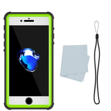 Charger l&#39;image dans la galerie, Apple iPhone 7 Waterproof Case, PUNKcase CRYSTAL Light Green  W/ Attached Screen Protector  | Warranty (Color in image: Light Blue)
