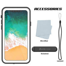 Load image into Gallery viewer, iPhone X Waterproof IP68 Case, Punkcase [White] [StudStar Series] [Slim Fit] [Dirtproof] (Color in image: teal)
