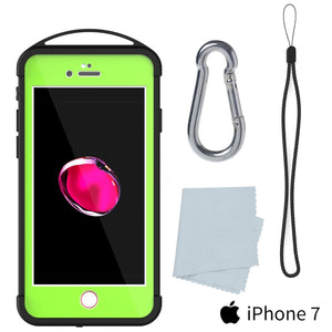 iPhone SE (4.7") Waterproof Case, Punkcase ALPINE Series, Light Green | Heavy Duty Armor Cover (Color in image: pink)
