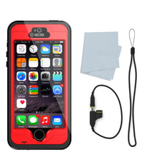 Load image into Gallery viewer, iPhone 5S/5 Waterproof Case, PunkCase StudStar Red Case Water/Shock/Dirt Proof | Lifetime Warranty (Color in image: purple)
