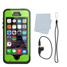 Load image into Gallery viewer, iPhone 5S/5 Waterproof Case, PunkCase StudStar Light Green Case Water/ShockProof | Lifetime Warranty (Color in image: purple)
