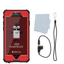 Load image into Gallery viewer, iPhone 6S+/6+ Plus Waterproof Case, PUNKcase StudStar Red w/ Attached Screen Protector | Warranty (Color in image: light green)
