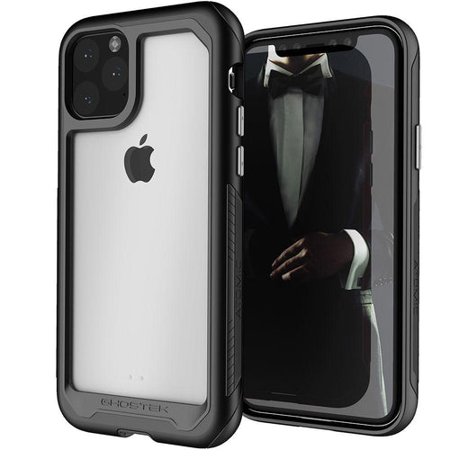 ATOMIC SLIM 3 for iPhone 11 / XI  - Military Grade Aluminum Case [Black] (Color in image: Black)