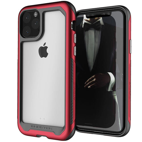 ATOMIC SLIM 3 for iPhone 11 / XI  - Military Grade Aluminum Case [Red] (Color in image: Red)
