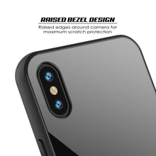Load image into Gallery viewer, iPhone X Case, Punkcase GlassShield Ultra Thin Protective 9H Full Body Tempered Glass Cover W/ Drop Protection &amp; Non Slip Grip for Apple iPhone 10 [Black] 
