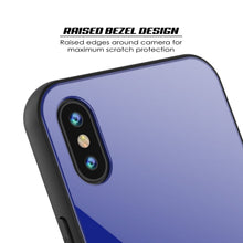 Load image into Gallery viewer, iPhone X Case, Punkcase GlassShield Ultra Thin Protective 9H Full Body Tempered Glass Cover W/ Drop Protection &amp; Non Slip Grip for Apple iPhone 10 [Blue] (Color in image: Red)
