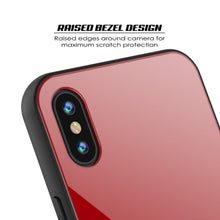 Load image into Gallery viewer, iPhone X Case, Punkcase GlassShield Ultra Thin Protective 9H Full Body Tempered Glass Cover W/ Drop Protection &amp; Non Slip Grip for Apple iPhone 10 [Red] (Color in image: Blue)
