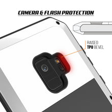 Charger l&#39;image dans la galerie, Galaxy S9 Metal Case, Heavy Duty Military Grade Rugged Armor Cover [shock proof] Hybrid Full Body Hard Aluminum &amp; TPU Design [non slip] W/ Prime Drop Protection for Samsung Galaxy S9 [White] (Color in image: Silver)
