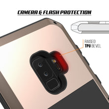 Charger l&#39;image dans la galerie, Galaxy S9 Plus Metal Case, Heavy Duty Military Grade Rugged Armor Cover [shock proof] Hybrid Full Body Hard Aluminum &amp; TPU Design [non slip] W/ Prime Drop Protection for Samsung Galaxy S9 Plus [Gold] (Color in image: Neon)
