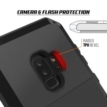 Charger l&#39;image dans la galerie, Galaxy S9 Plus Metal Case, Heavy Duty Military Grade Rugged Armor Cover [shock proof] Hybrid Full Body Hard Aluminum &amp; TPU Design [non slip] W/ Prime Drop Protection for Samsung Galaxy S9 Plus [Black] (Color in image: Neon)
