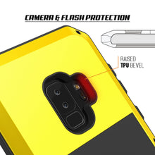 Charger l'image dans la galerie, Galaxy S9 Plus Metal Case, Heavy Duty Military Grade Rugged Armor Cover [shock proof] Hybrid Full Body Hard Aluminum &amp; TPU Design [non slip] W/ Prime Drop Protection for Samsung Galaxy S9 Plus [Neon] (Color in image: Gold)
