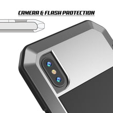 Load image into Gallery viewer, iPhone X Metal Case, Heavy Duty Military Grade Rugged Armor Cover [shock proof] Hybrid Full Body Hard Aluminum &amp; TPU Design (Color in image: Gold)
