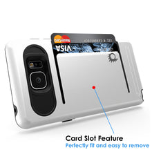 Charger l&#39;image dans la galerie, Galaxy Note 5 Case PunkCase CLUTCH White Series Slim Armor Soft Cover Case w/ Tempered Glass (Color in image: Pink)
