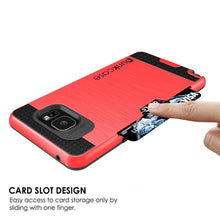 Charger l&#39;image dans la galerie, Galaxy Note 5 Case PunkCase SLOT Red Series Slim Armor Soft Cover Case w/ Tempered Glass (Color in image: Gold)
