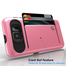 Charger l'image dans la galerie, Galaxy S6 EDGE Case PunkCase CLUTCH Pink Series Slim Armor Soft Cover Case w/ Screen Protector (Color in image: Black)
