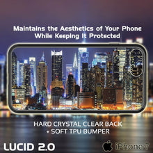 Load image into Gallery viewer, iPhone 8+ Plus Case Punkcase® LUCID 2.0 Black Series w/ PUNK SHIELD Screen Protector | Ultra Fit (Color in image: light blue)
