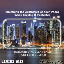 Load image into Gallery viewer, S7 Case Punkcase® LUCID 2.0 Clear Series w/ PUNK SHIELD Glass Screen Protector | Ultra Fit (Color in image: teal)
