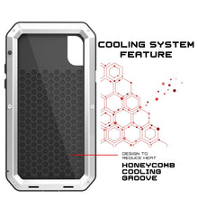 Load image into Gallery viewer, iPhone X Metal Case, Heavy Duty Military Grade Rugged White Armor Cover [shock proof] Hybrid Full Body Hard Aluminum &amp; TPU Design (Color in image: Silver)
