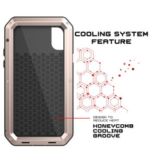 Charger l'image dans la galerie, iPhone X Metal Case, Heavy Duty Military Grade Rugged Black Armor Cover [shock proof] Hybrid Full Body Hard Aluminum &amp; TPU Design (Color in image: White)
