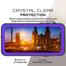 Load image into Gallery viewer, iPhone X Waterproof IP68 Case, Punkcase [Purple] [StudStar Series] [Slim Fit] [Dirtproof] (Color in image: black)
