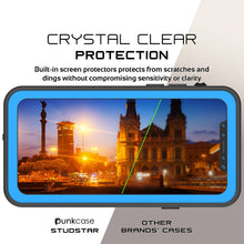 Load image into Gallery viewer, iPhone X Waterproof IP68 Case, Punkcase [Light blue] [StudStar Series] [Slim Fit] [Dirtproof] (Color in image: Clear.)
