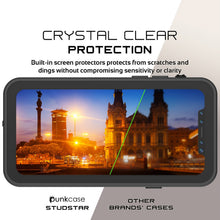 Load image into Gallery viewer, iPhone X Waterproof IP68 Case, Punkcase [Clear] [StudStar Series] [Slim Fit] [Dirtproof] (Color in image: teal)
