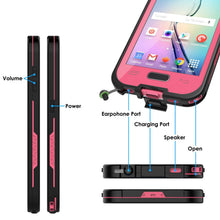 Load image into Gallery viewer, Galaxy S6 Waterproof Case, Punkcase SpikeStar Pink Water/Shock/Dirt/Snow Proof | Lifetime Warranty (Color in image: light blue)
