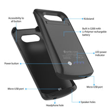 Load image into Gallery viewer, Galaxy S7 EDGE Battery Case, Punkcase 5200mAH Charger Case W/ Screen Protector | Integrated Kickstand &amp; USB Port | IntelSwitch [Black] (Color in image: Rose Gold)
