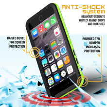 Charger l&#39;image dans la galerie, Apple iPhone 8 Waterproof Case, PUNKcase CRYSTAL 2.0 Light Green  W/ Attached Screen Protector  | Warranty (Color in image: Red)
