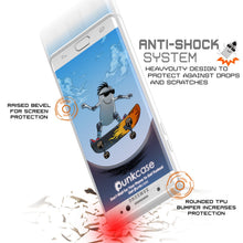 Load image into Gallery viewer, Note 7 Case Punkcase® LUCID 2.0 White Series w/ PUNK SHIELD Screen Protector | Ultra Fit (Color in image: light blue)
