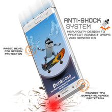 Load image into Gallery viewer, Note 7 Case Punkcase® LUCID 2.0 Clear Series Series w/ PUNK SHIELD Screen Protector | Ultra Fit (Color in image: light blue)
