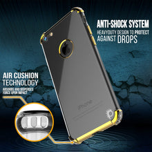 Load image into Gallery viewer, iPhone 7 Case, Punkcase [BLAZE SERIES] Protective Cover W/ PunkShield Screen Protector [Shockproof] [Slim Fit] for Apple iPhone [Gold] (Color in image: Red)

