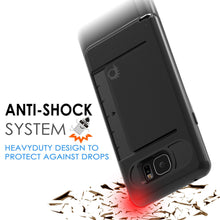 Charger l&#39;image dans la galerie, Galaxy Note 5 Case PunkCase CLUTCH Black Series Slim Armor Soft Cover Case w/ Tempered Glass (Color in image: Gold)
