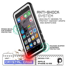 Charger l'image dans la galerie, iPhone 6/6S Waterproof Case, PUNKcase CRYSTAL White W/ Attached Screen Protector  | Warranty (Color in image: light green)
