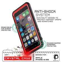 Charger l'image dans la galerie, iPhone 6/6S Waterproof Case, PUNKcase CRYSTAL Red W/ Attached Screen Protector  | Warranty (Color in image: light green)
