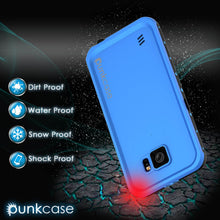 Load image into Gallery viewer, Galaxy S6 Waterproof Case PunkCase StudStar Light Blue Thin 6.6ft Underwater IP68 Shock/Dirt Proof (Color in image: teal)
