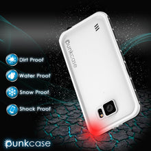 Load image into Gallery viewer, Galaxy S6 Waterproof Case, Punkcase StudStar White Thin 6.6ft Underwater IP68 Shock/Dirt/Snow Proof (Color in image: pink)
