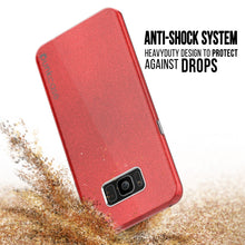 Load image into Gallery viewer, Galaxy S8 Case, Punkcase Galactic 2.0 Series Ultra Slim Protective Armor TPU Cover w/ PunkShield Screen Protector | Lifetime Exchange Warranty | Designed for Samsung Galaxy S8 [Red] (Color in image: pink)
