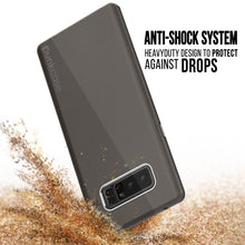 Load image into Gallery viewer, Galaxy Note 8 Case, Punkcase Galactic 2.0 Series Ultra Slim Protective Armor [Black/grey] (Color in image: silver)
