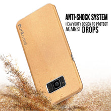 Load image into Gallery viewer, Galaxy S8 Case, Punkcase Galactic 2.0 Series Ultra Slim Protective Armor TPU Cover w/ PunkShield Screen Protector | Lifetime Exchange Warranty | Designed for Samsung Galaxy S8 [Gold] (Color in image: black)

