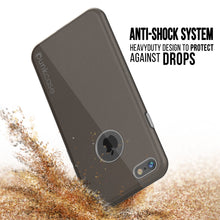 Charger l&#39;image dans la galerie, iPhone 8 Case, Punkcase Galactic 2.0 Series Ultra Slim Protective Armor TPU Cover [Black/Grey] (Color in image: silver)
