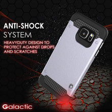 Load image into Gallery viewer, Galaxy s6 EDGE Plus Case PunkCase Galactic SIlver Series Slim Armor Soft Cover w/ Screen Protector (Color in image: gold)
