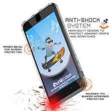 Load image into Gallery viewer, iPhone 7 Case Punkcase® LUCID 2.0 Clear Series Series w/ PUNK SHIELD Screen Protector | Ultra Fit (Color in image: light blue)

