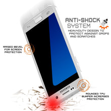 Load image into Gallery viewer, S7 Case Punkcase® LUCID 2.0 White Series w/ PUNK SHIELD Glass Screen Protector | Ultra Fit (Color in image: light blue)
