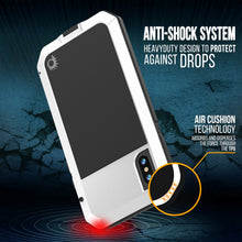 Load image into Gallery viewer, iPhone X Metal Case, Heavy Duty Military Grade Rugged White Armor Cover [shock proof] Hybrid Full Body Hard Aluminum &amp; TPU Design (Color in image: Gold)
