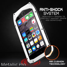 Charger l'image dans la galerie, iPhone 6s/6 Case, Punkcase Metallic PRO White Series Cover W/ Attached Screen Protector | Touch-ID (Color in image: Silver)
