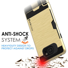 Charger l&#39;image dans la galerie, Galaxy Note 5 Case PunkCase SLOT Gold Series Slim Armor Soft Cover Case w/ Tempered Glass (Color in image: Grey)
