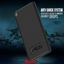 Load image into Gallery viewer, Galaxy Note 8 Case, PunkCase [Stealth Series] Hybrid 3-Piece Shockproof Dual Layer Cover [Non-Slip] [Soft TPU + PC Bumper] with PUNKSHIELD Screen Protector for Samsung Note 8 [Black] (Color in image: Rose Gold)
